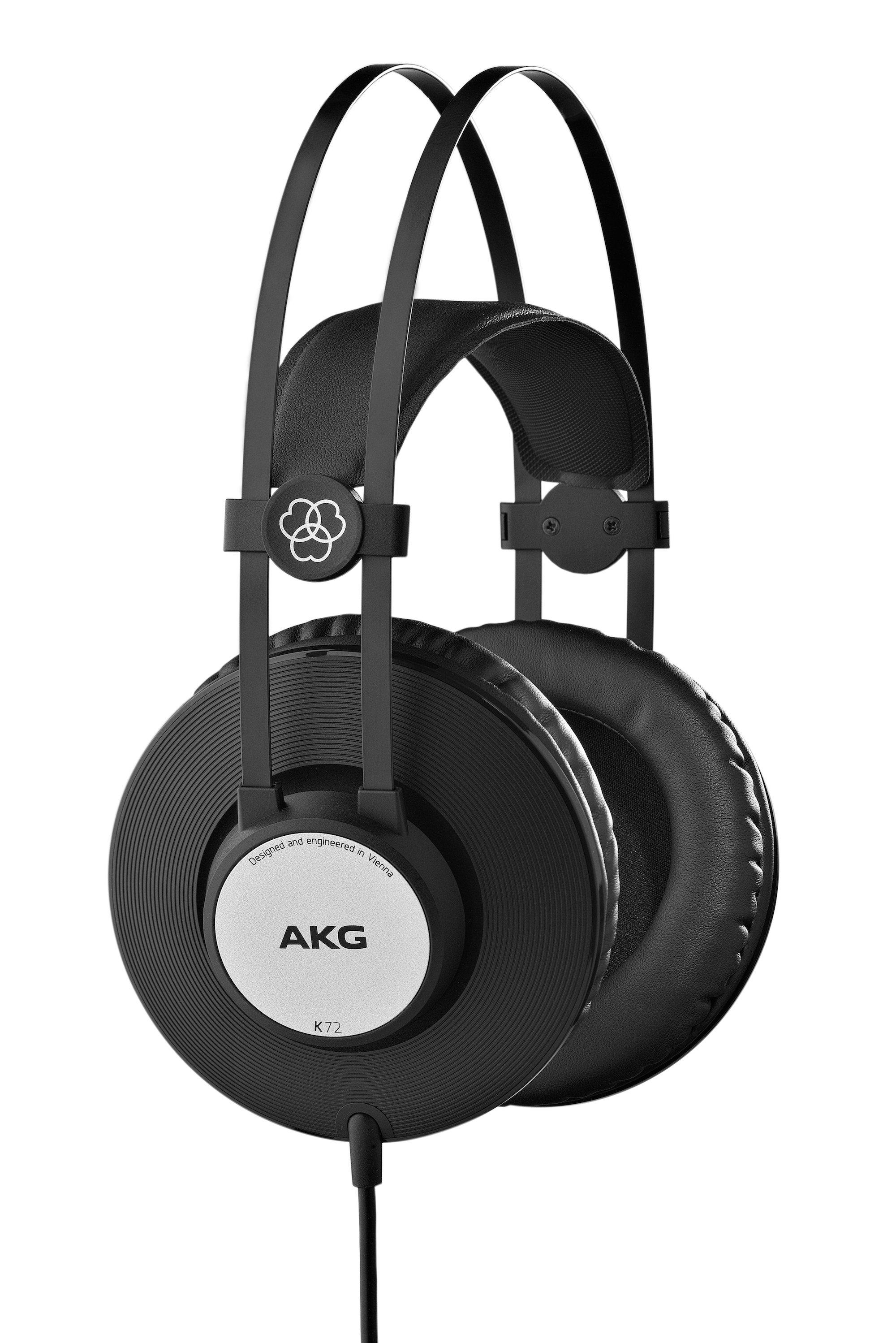 AKG  AKG K72 Kopfhörer Kabelgebunden Kopfband Musik Schwarz, Weiß 