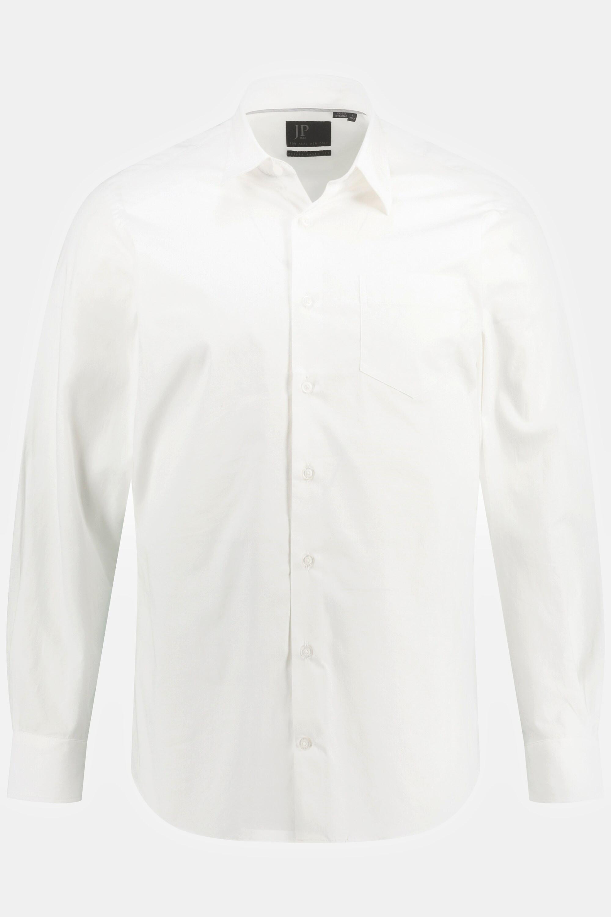 JP1880  Camicia basic dalla vestibilità moderna con FLEXNAMIC® e colletto ad apertura inglese 