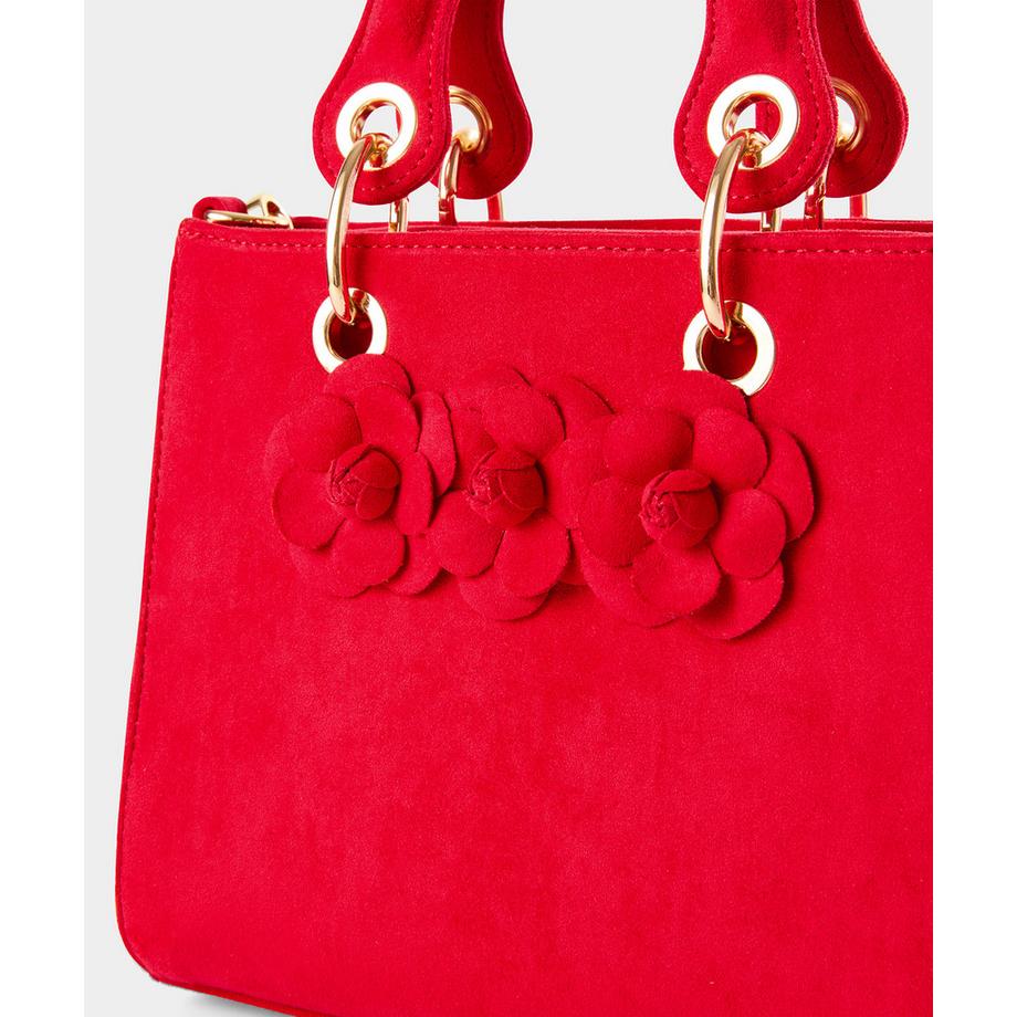 Joe Browns Borsa in Microsuede con Goffratura Floreale 3D  