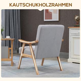 HOMCOM Chaise rembourrée  