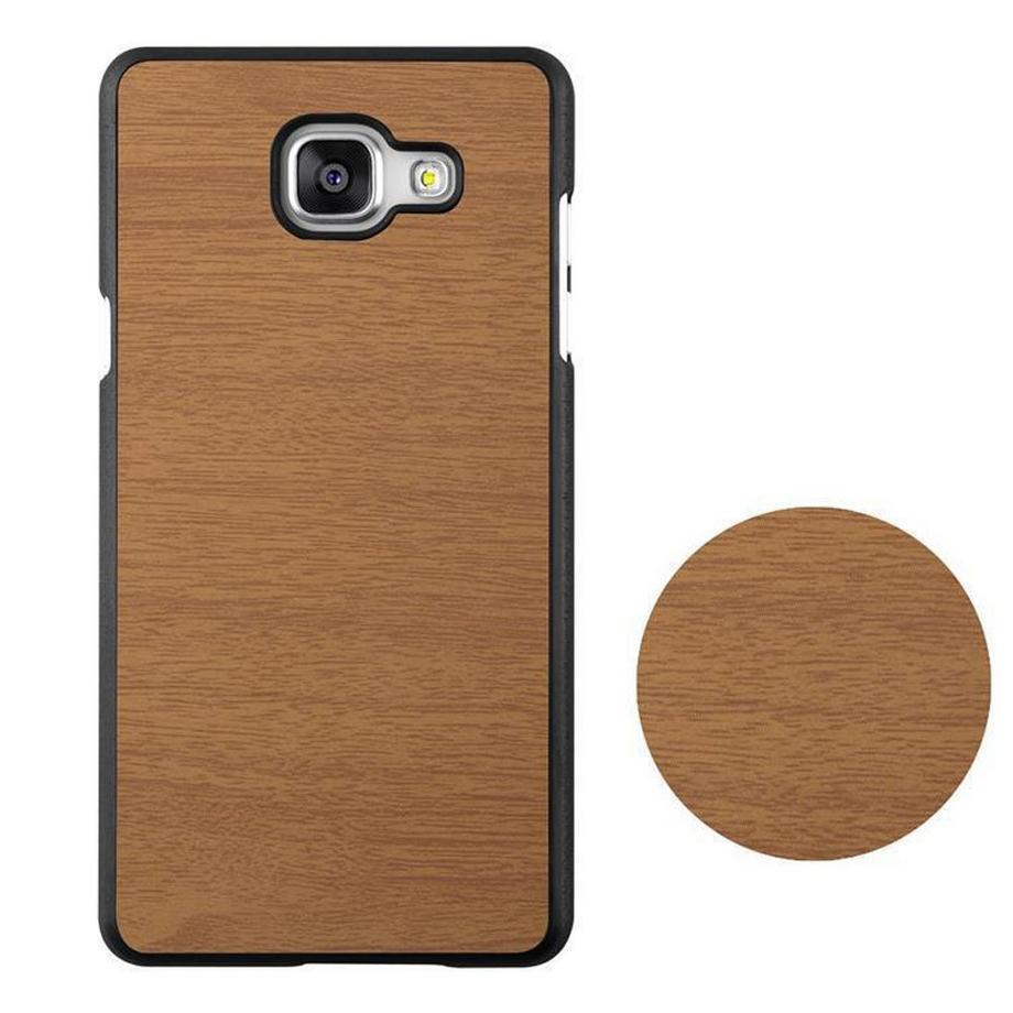 Cadorabo  Hülle für Samsung Galaxy A5 2016 TPU Silikon Holz 