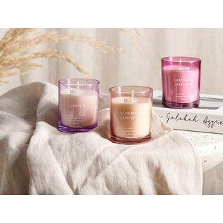 Beliani Set di 3 Candele Profumate en Cera di Soia SHEER JOY  