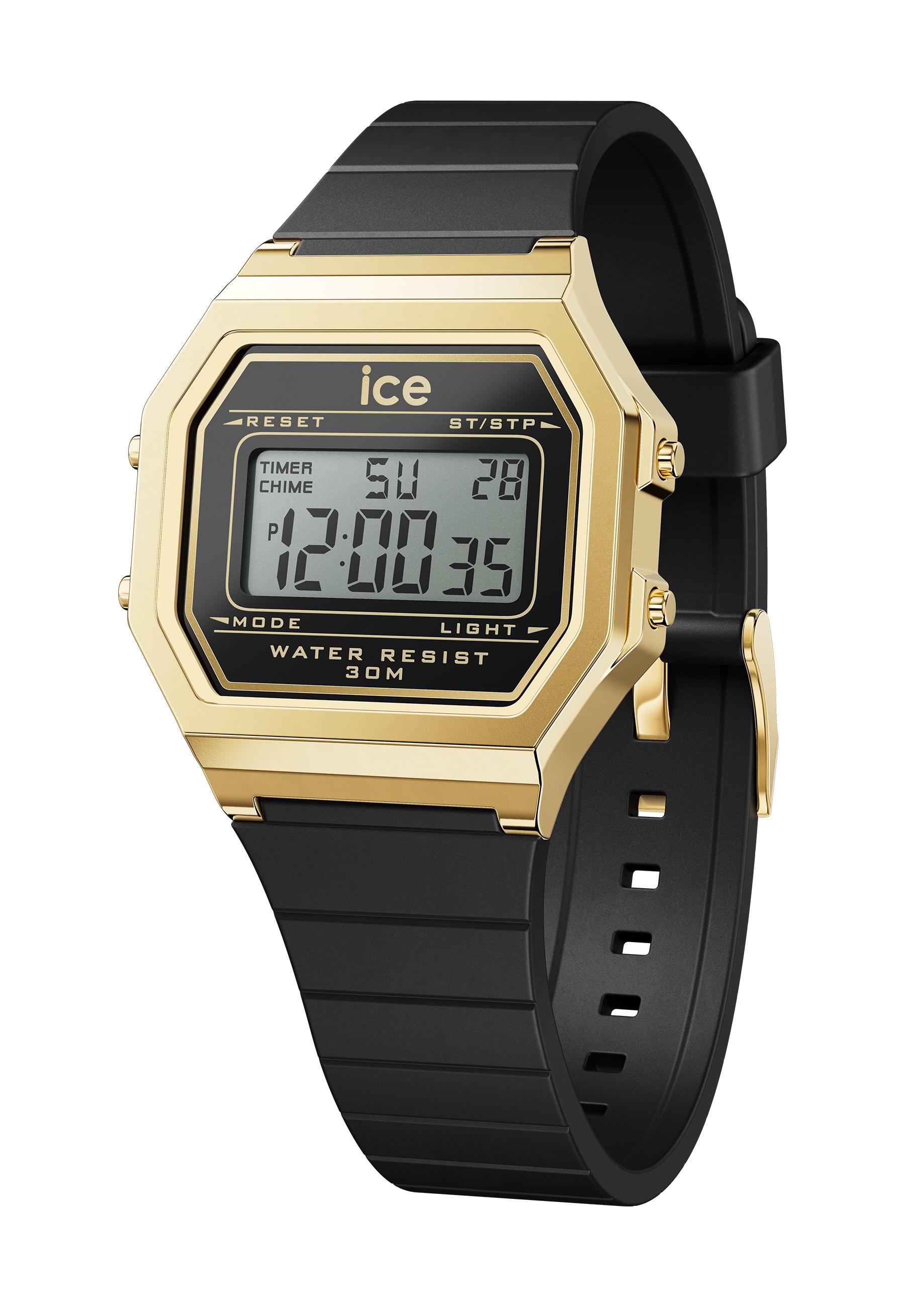 Ice Watch  Ice Digit Retro Black Gold Small 
