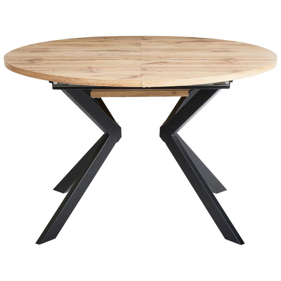 Beliani Tavolo da pranzo estensibile en Fibra a media densità (MDF) Minimalista CARLEA  