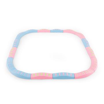 20 STK. Balancierbalken Set Kinder Balancierblöcke Trittsteine für drinnen & draußen Rosa