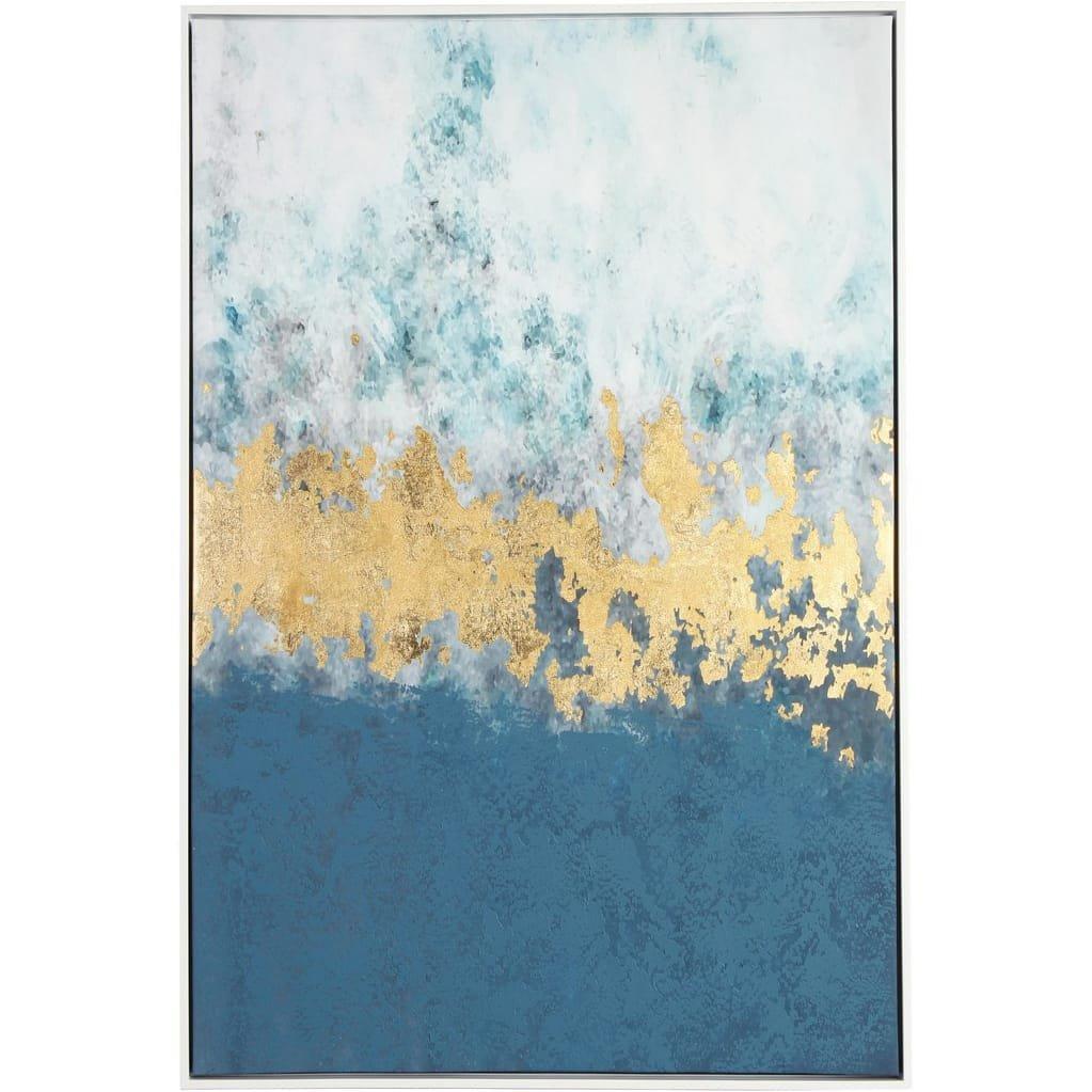 mutoni Tableau Bold bleu or 82x122  