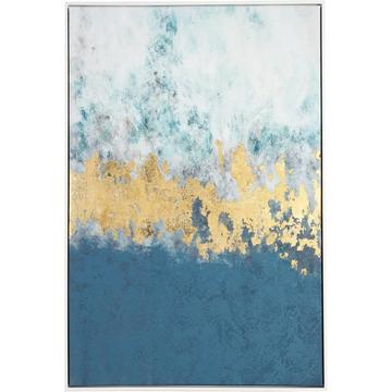 Tableau Bold bleu or 82x122