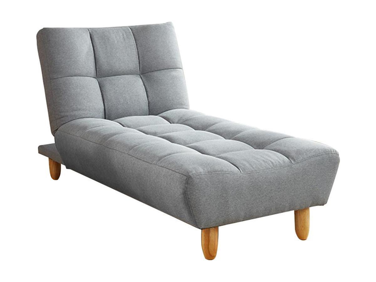 Vente-unique Recamiere Klappsofa Stoff ESTEBAN  