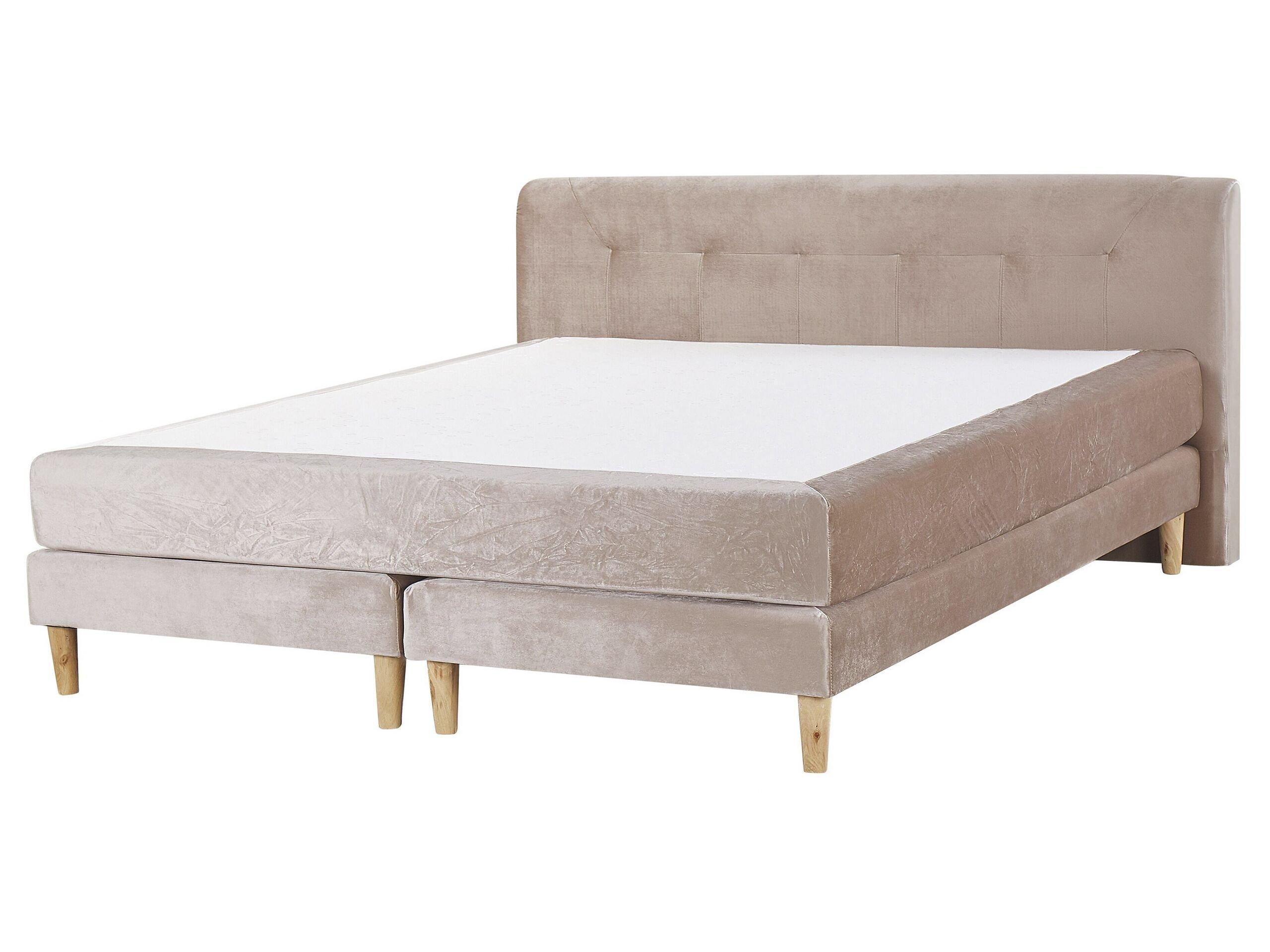 Image of Boxspring Bett aus Samtstoff Modern MARQUISE Boxspring Bett aus Samtstoff Modern MARQUISE