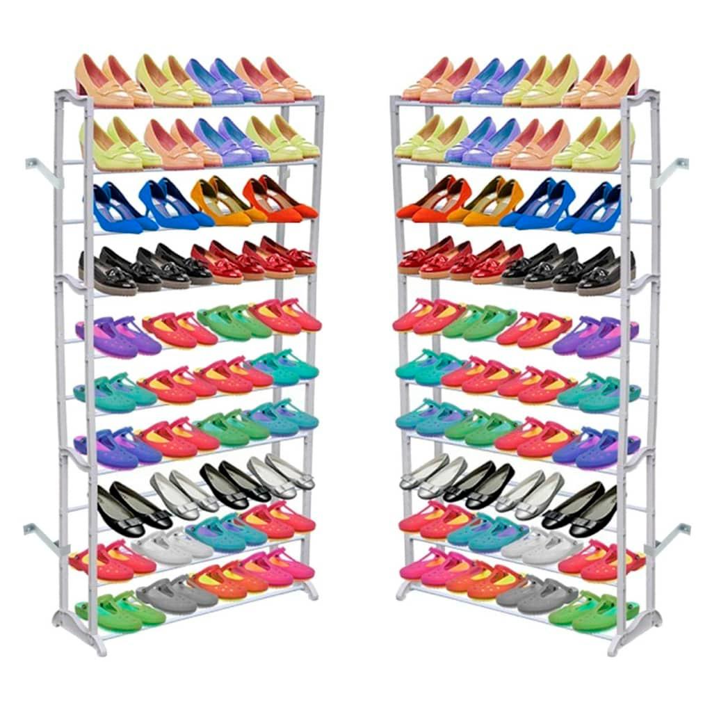 VidaXL Schuhregal metall  
