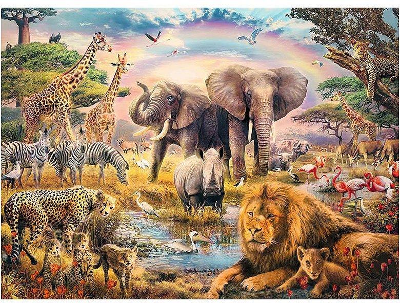 Ravensburger  Puzzle Ravensburger Afrikanische Savanne XXL 100 Teile 