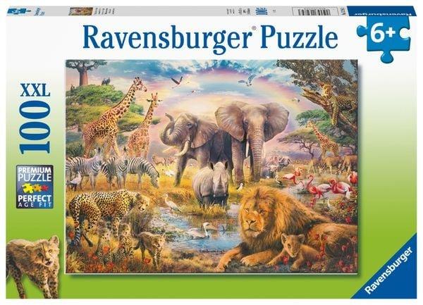 Ravensburger  Puzzle Ravensburger Afrikanische Savanne XXL 100 Teile 