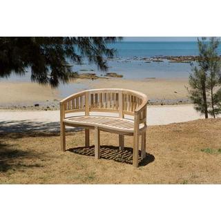 mutoni Gartenbank halbrund Teak 120  