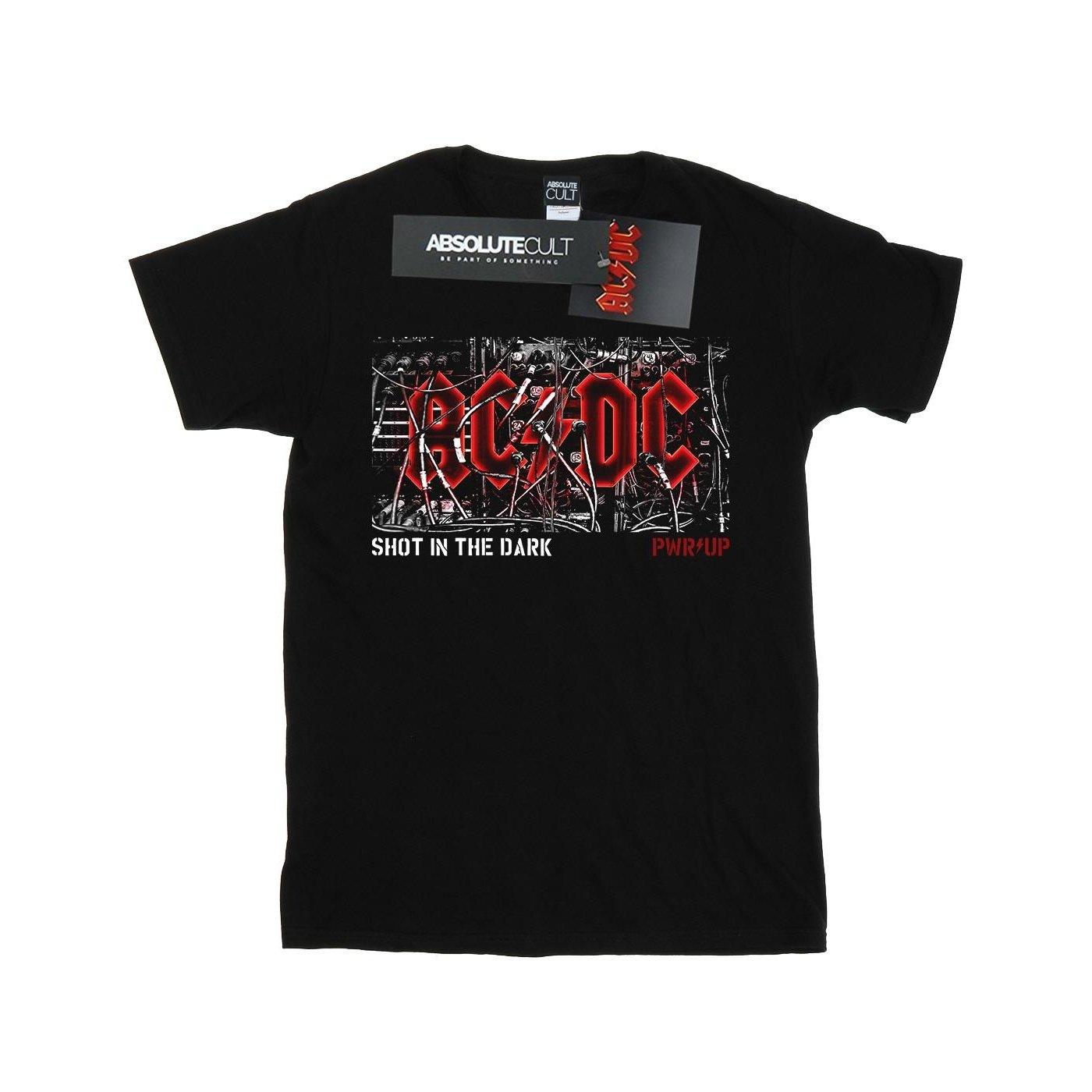 Image of Acdc Pwr Up Cable Logo Tshirt Damen Schwarz 3XL