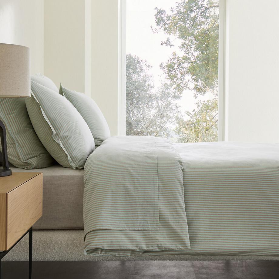 Housse de couette en percale lavée 120 fils