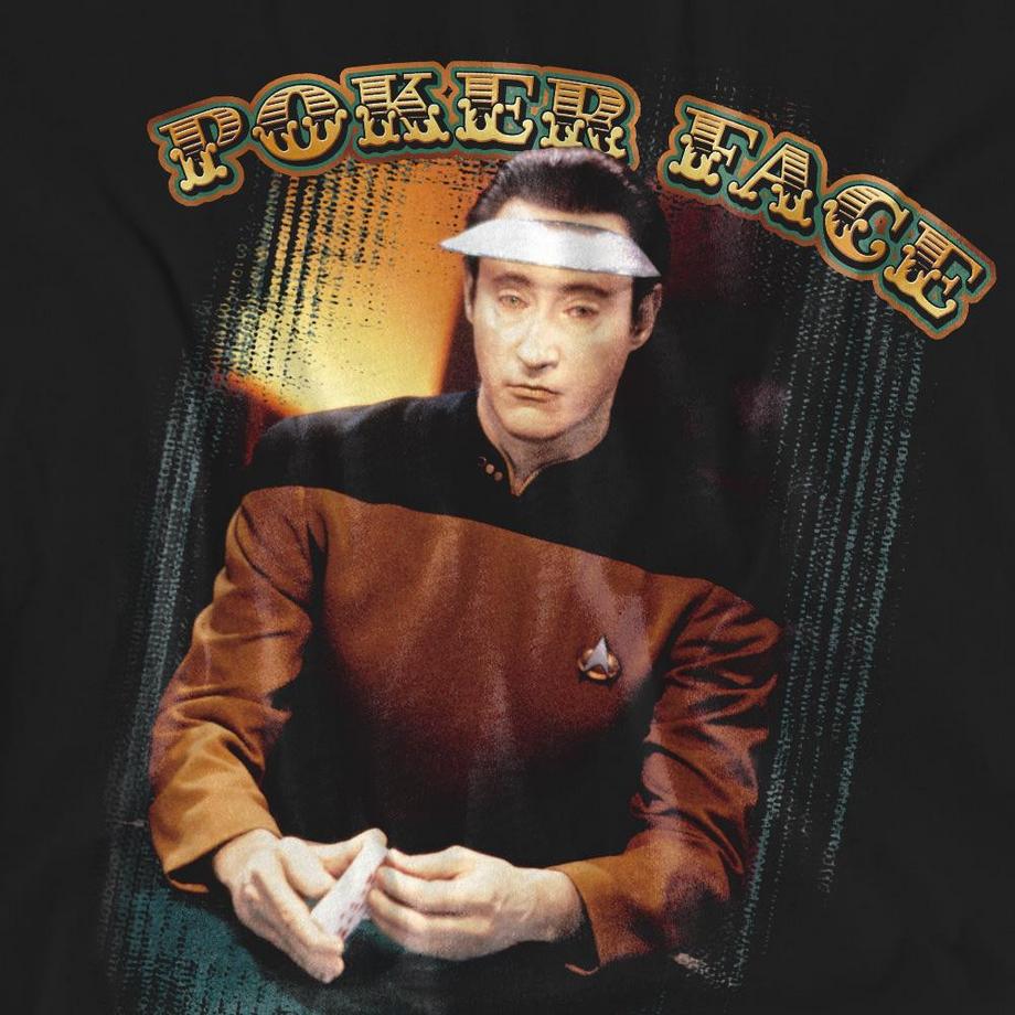 Star Trek Poker Face T-Shirt  