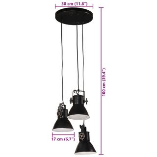 VidaXL Lampe suspendue fer  