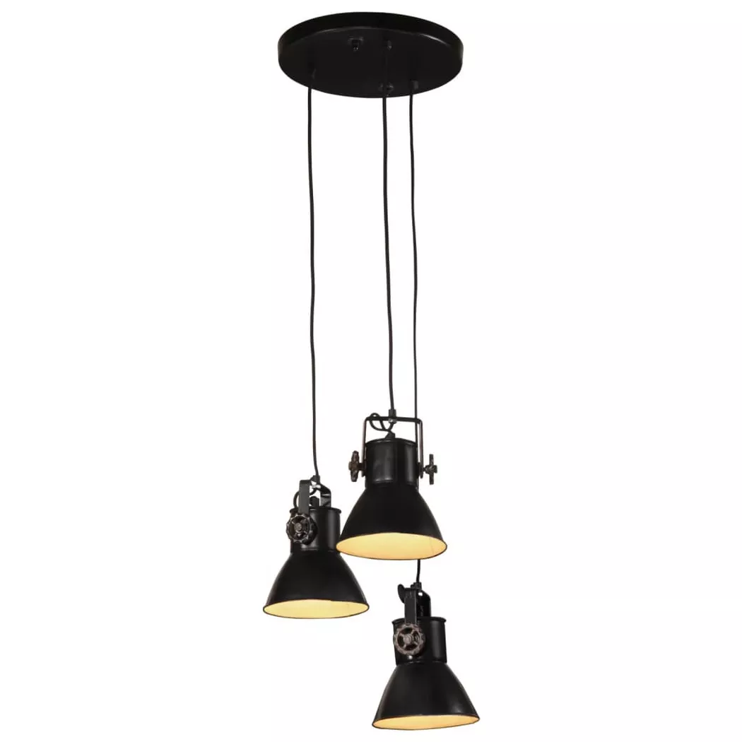 VidaXL – Hängelampe eisen, 60 cm, Schwarz