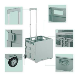 Northix Carrello della spesa con coperchio  