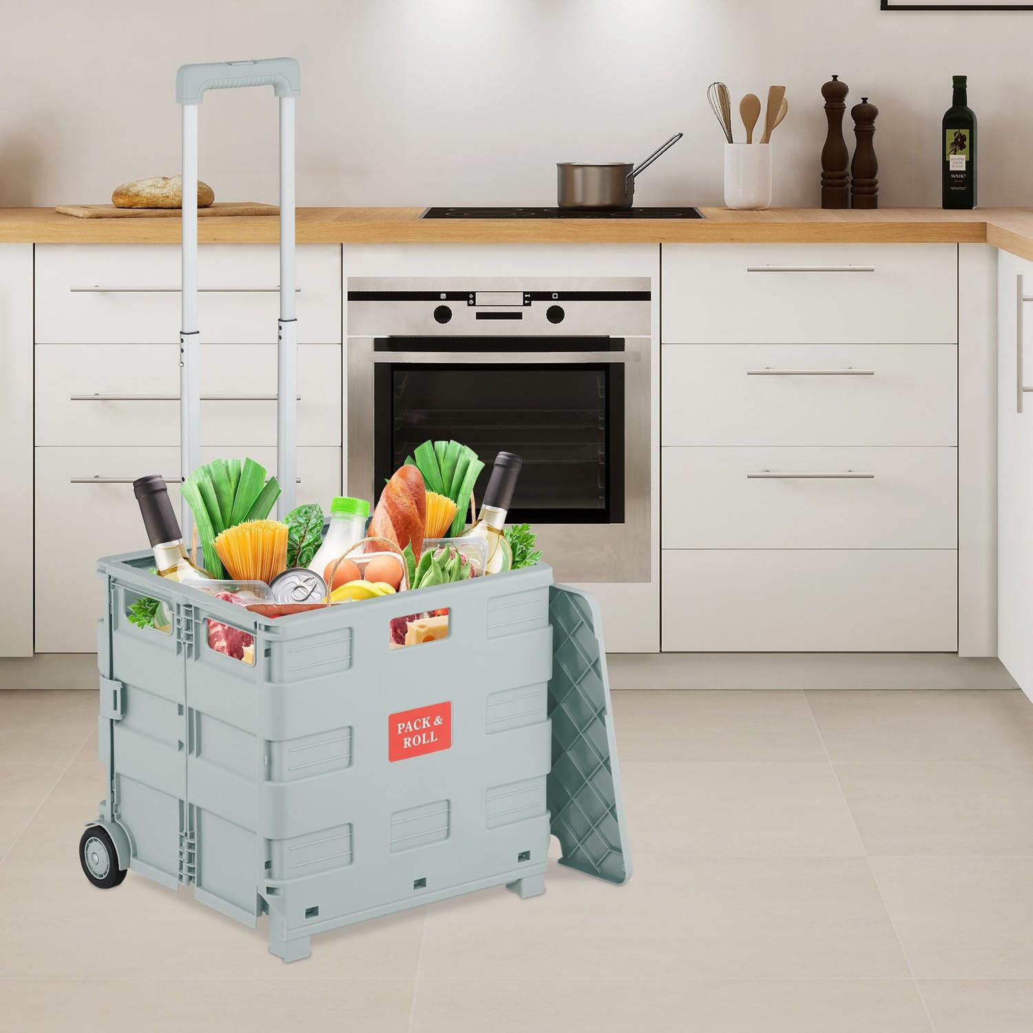Northix Carrello della spesa con coperchio  