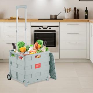 Northix Carrello della spesa con coperchio  