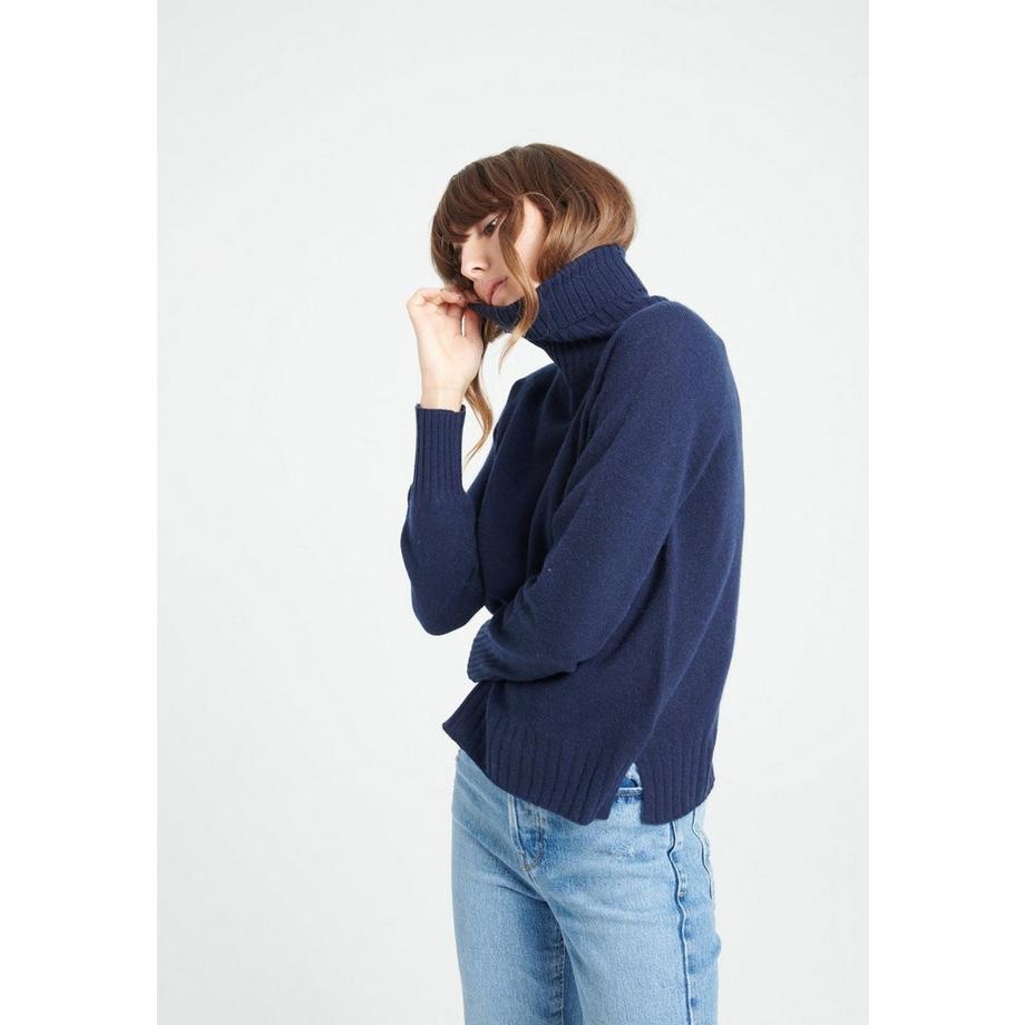 Studio Cashmere8 LILLY 22 Pull Col Roulé Cachemire  