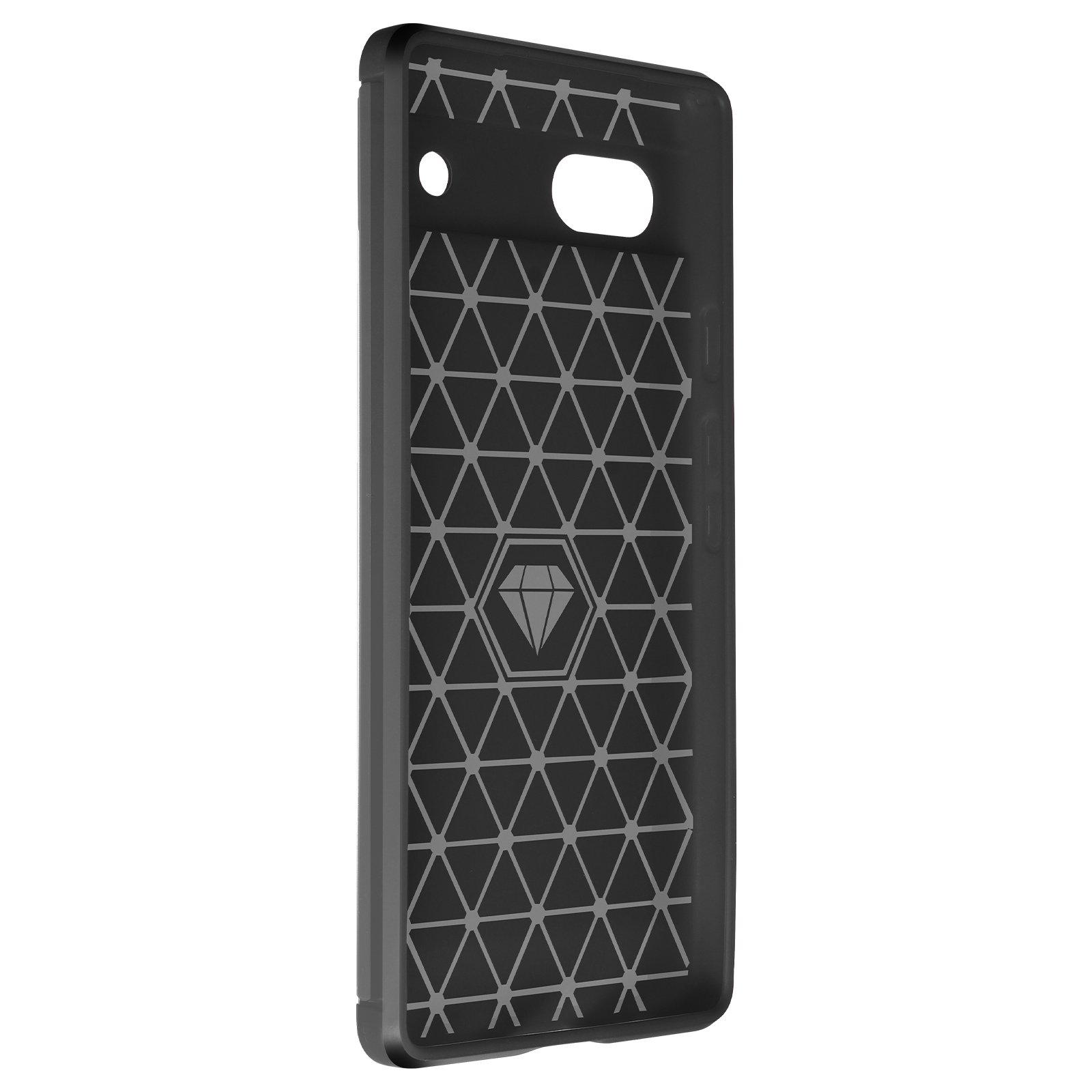 Avizar  Google Pixel 6a Cover Carbon Schwarz 