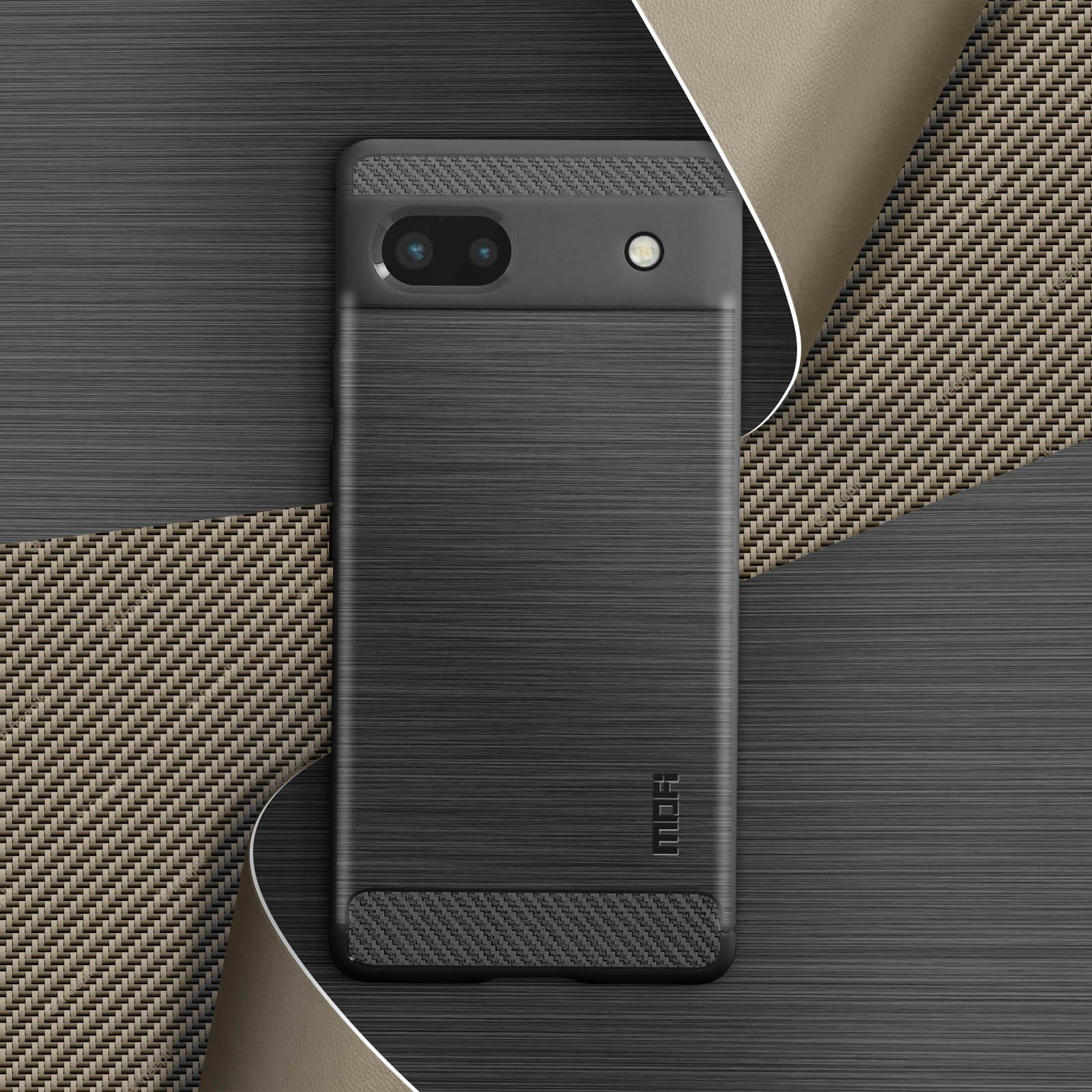 Avizar  Google Pixel 6a Cover Carbon Schwarz 