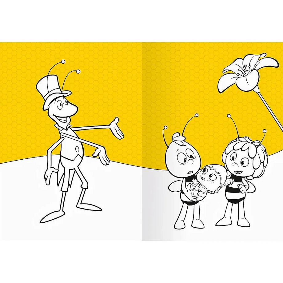   Die Biene Maja: Mein Sticker-Malbuch zum Film 