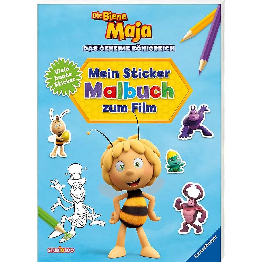   Die Biene Maja: Mein Sticker-Malbuch zum Film 