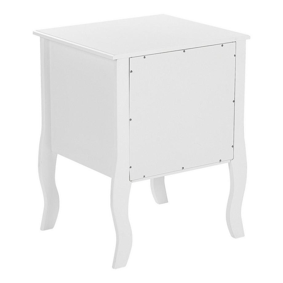 Beliani Table de nuit à 2 tiroirs en MDF Cottage LANE  