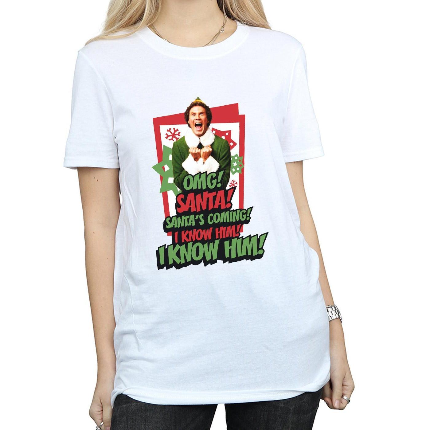 Elf  OMG Santa TShirt 