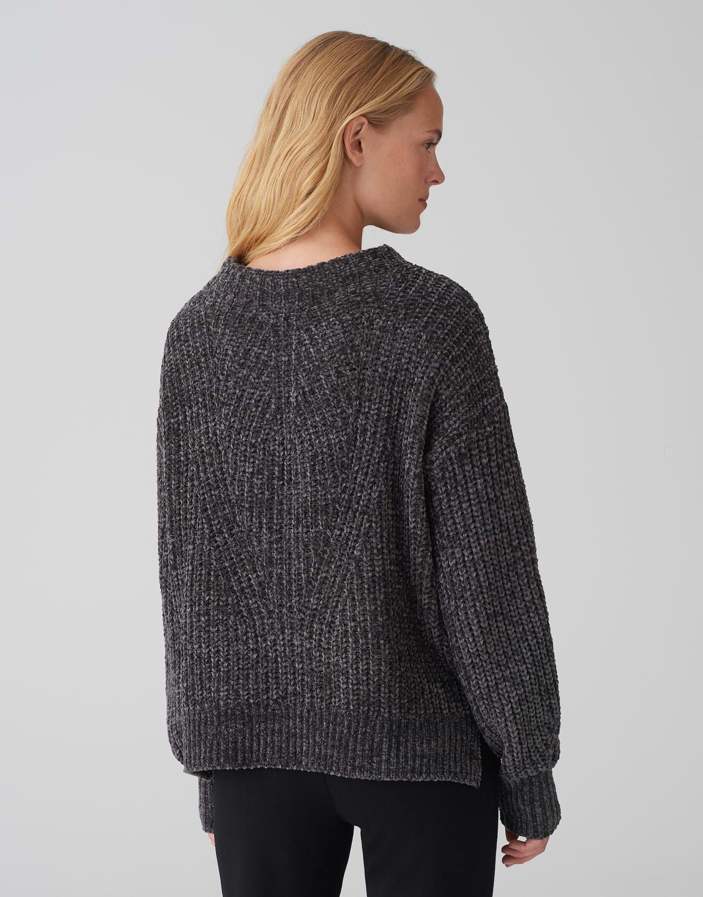 OPUS  Strickpullover Paneta gerader Schnitt 