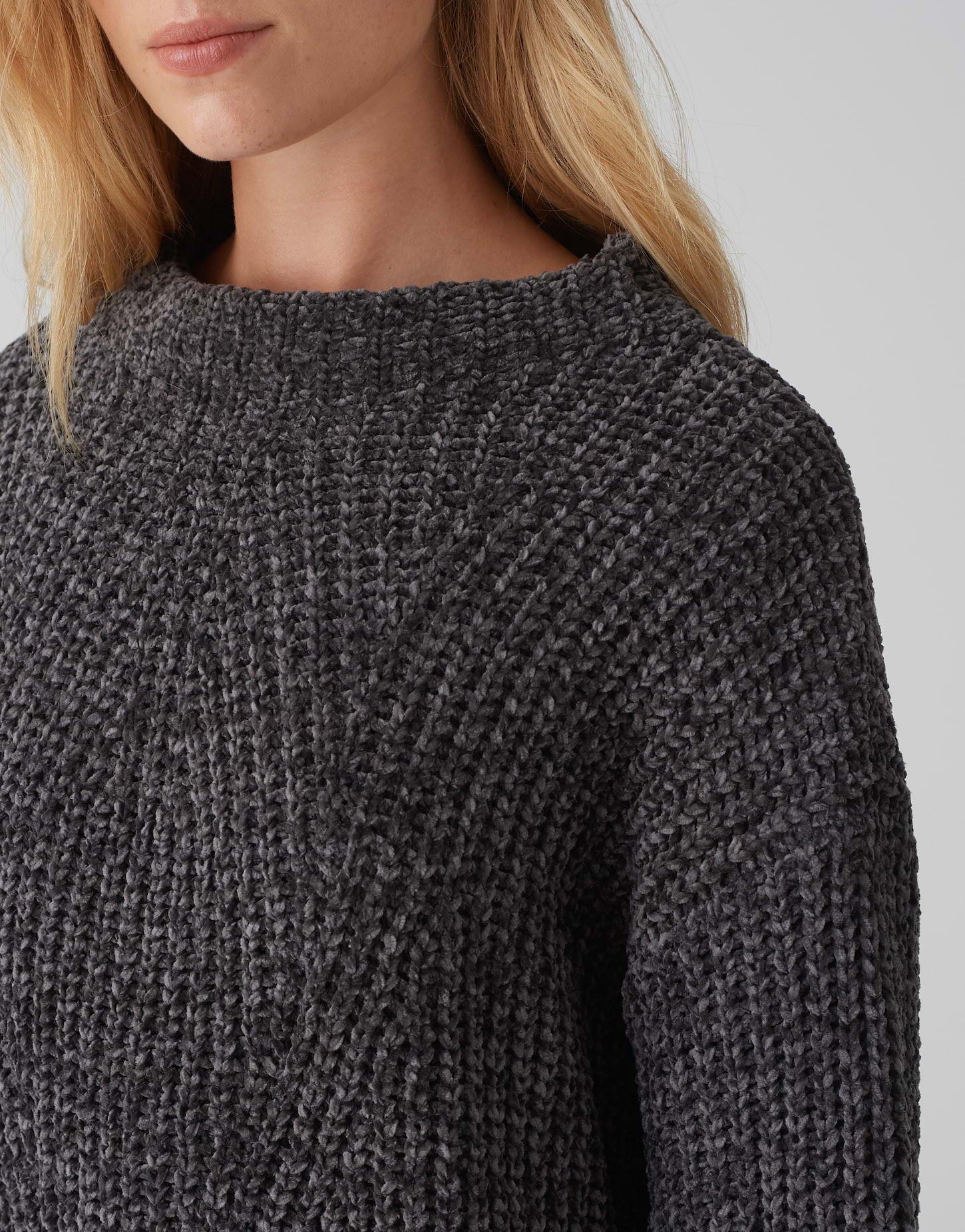 OPUS  Strickpullover Paneta gerader Schnitt 