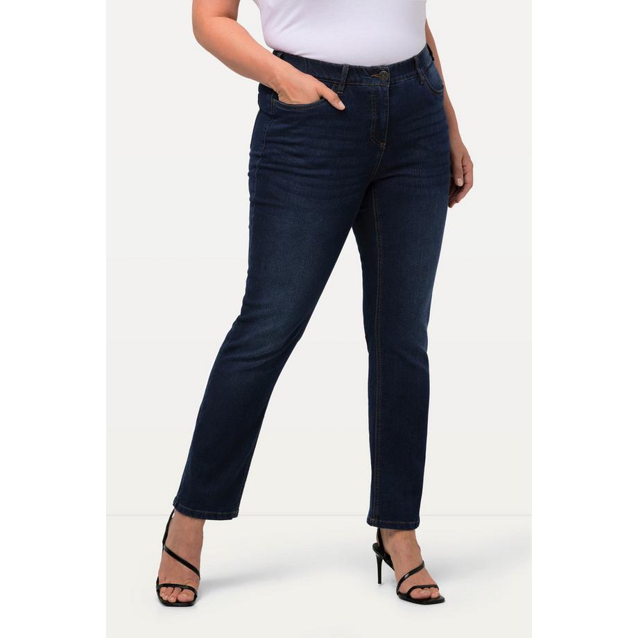 Ulla Popken Sammy Komfortbund schmale 5-Pocket Jeans  