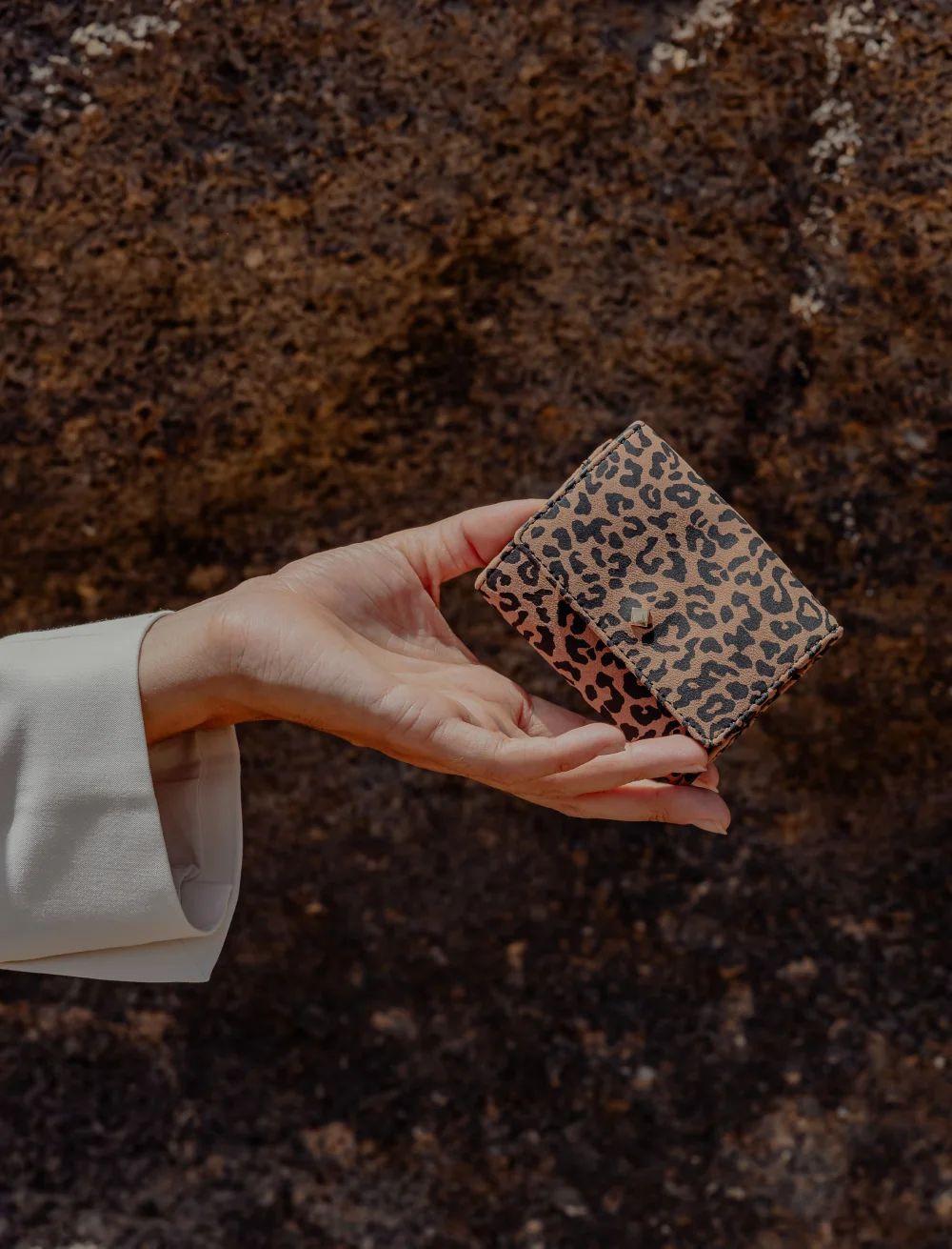 Maradji Denise Portefeuille Imprimé Léopard  