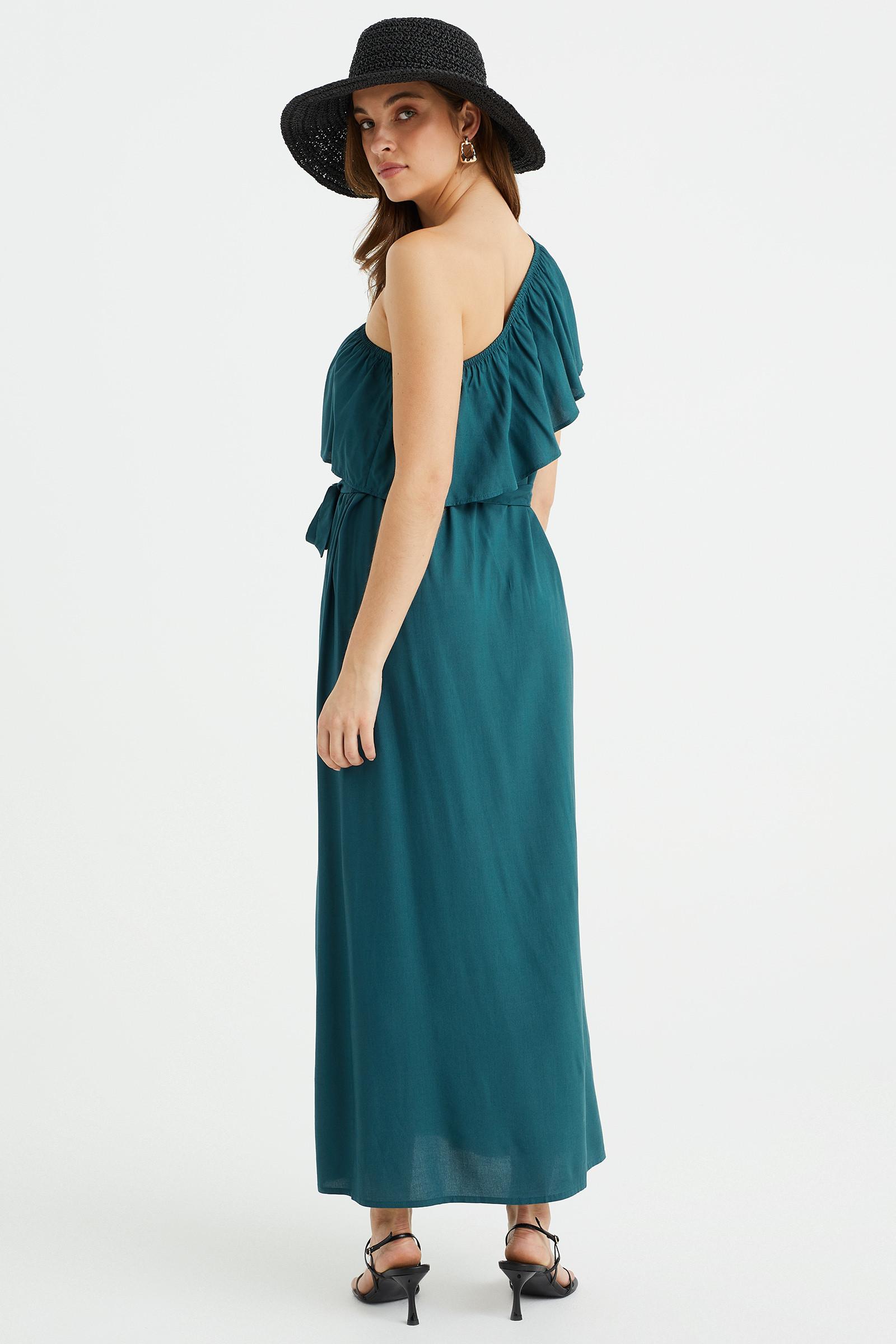 WE Fashion  Robe Asymétrique Femme 