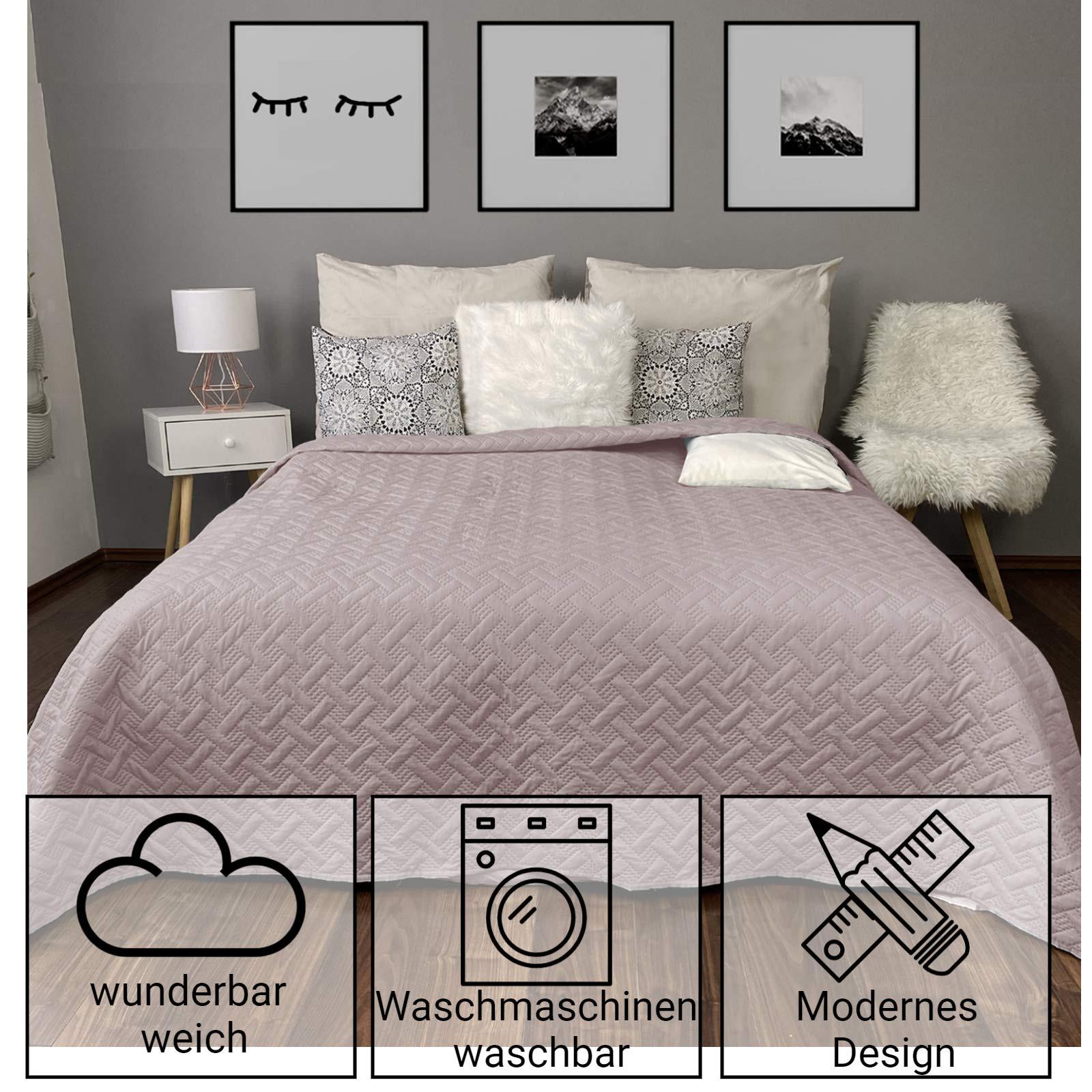 Alopini Copriletto e Plaid Divano Motivo Intrecciato  