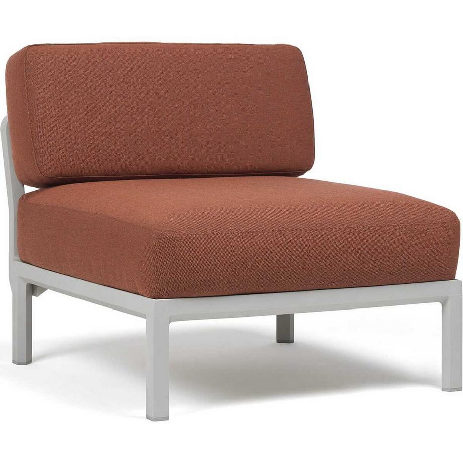 NARDI outdoor Gartenlounge-Mittelelement Maximo weissgrau  