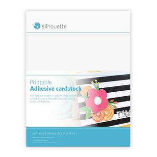 Silhouette  Silhouette MEDIA-CARD-ADH papier créatif papier d'art 8 feuilles 