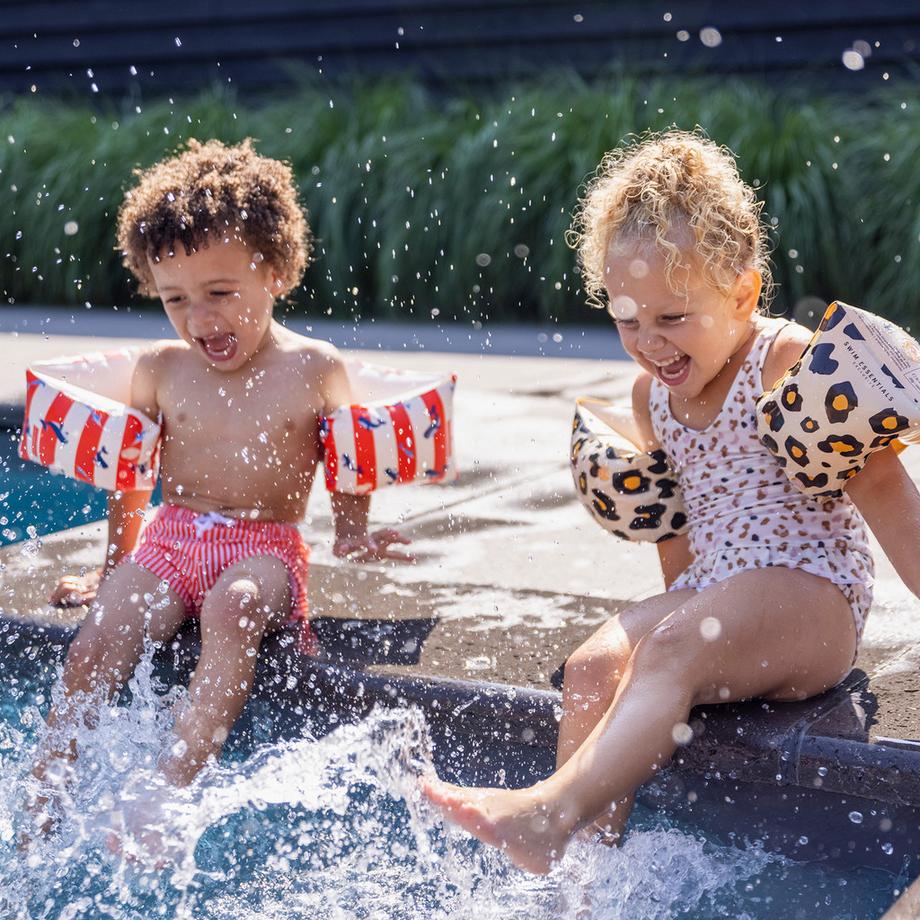 Swim Essentials  Brassards de natation 26 Années rouge blanc Whale 