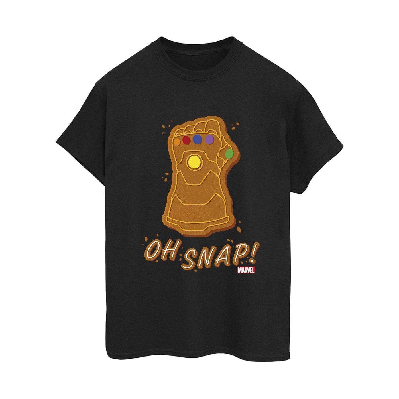 Image of Thanos Oh Snap Tshirt Damen Schwarz 3XL