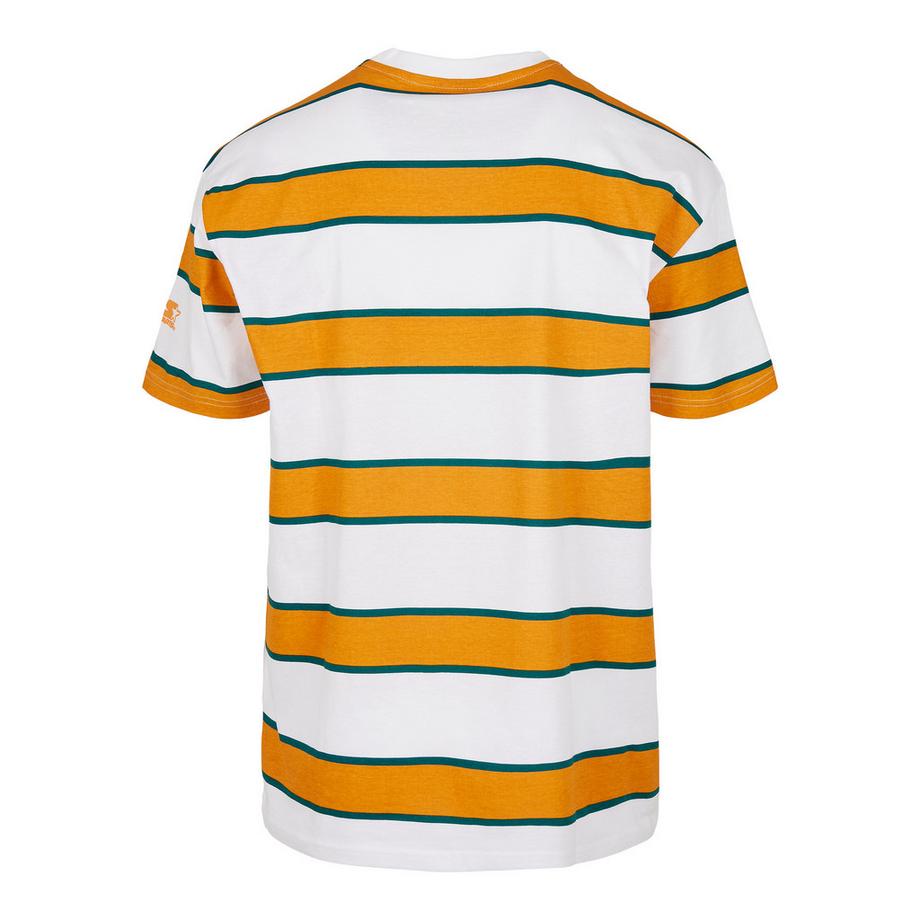 URBAN CLASSICS Starter Logo T-Shirt a Righe  