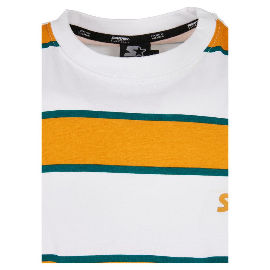 URBAN CLASSICS Starter Logo T-Shirt a Righe  