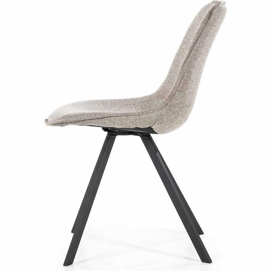 mutoni Chaise de salle à manger Boy taupe  