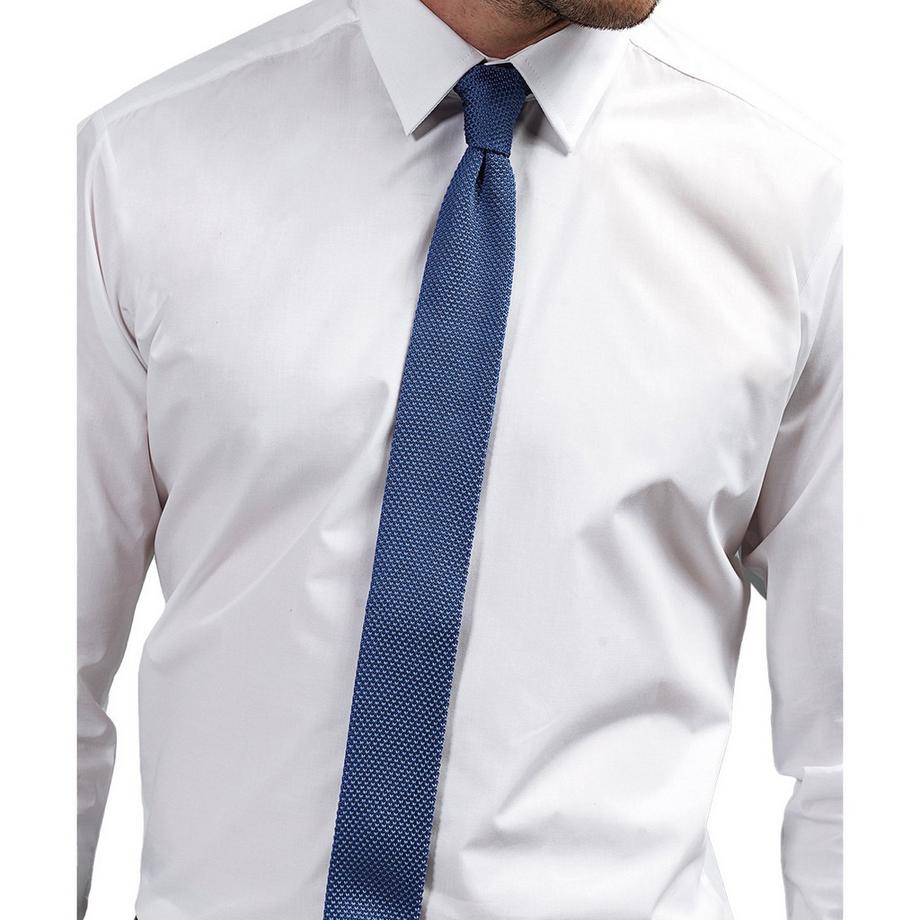 PREMIER Cravate Tricotée à Carreaux  