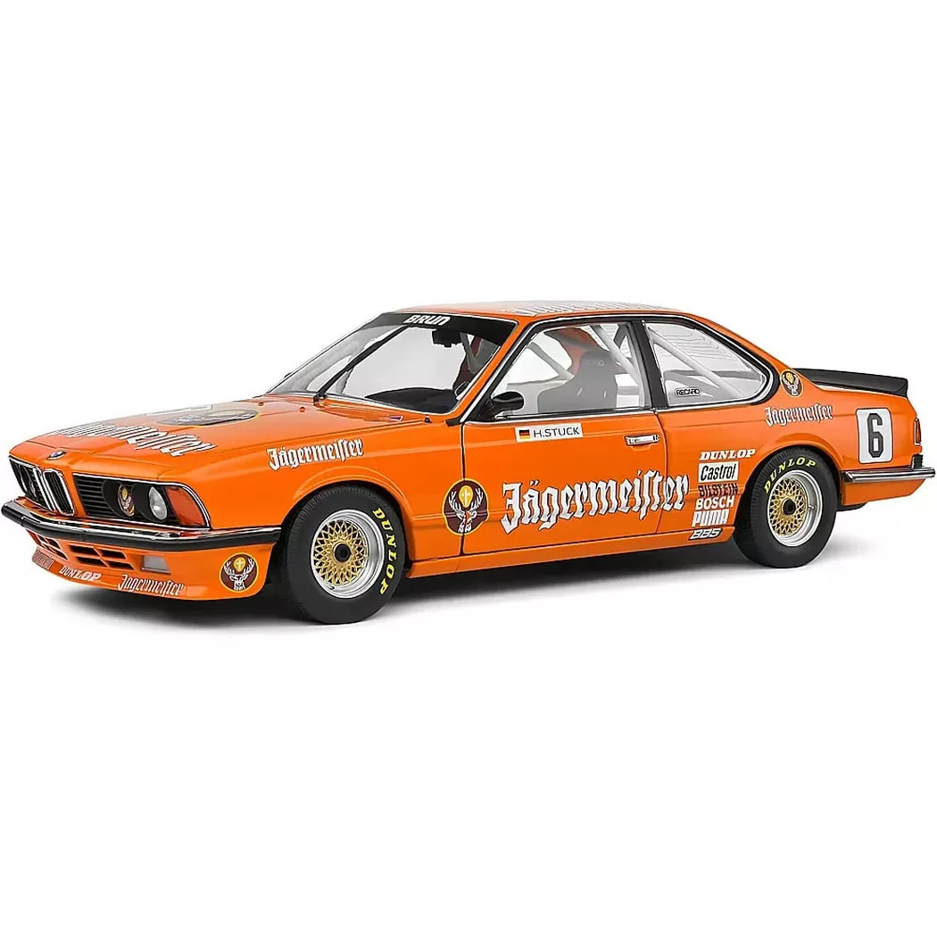 Solido - 1:18 BMW 635 CSI (E24) #6 Jägermeister Orange, Multicolor