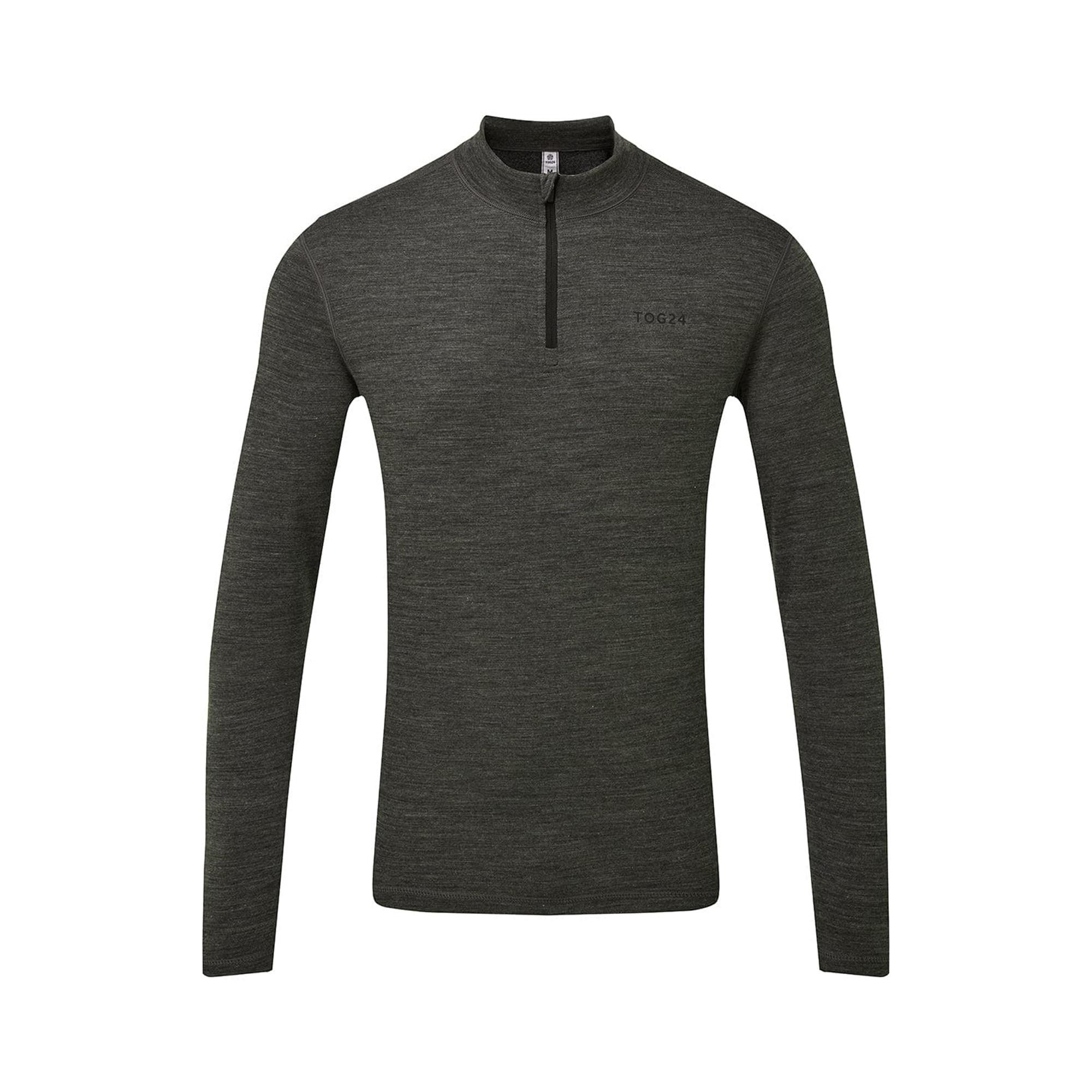 Image of Nevis Base Layer Oberteil Reißverschluss Unisex Taubengrau M