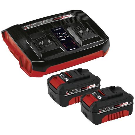 Einhell  Kit de démarrage PXC 2x 4.0Ah et kit Twincharger 