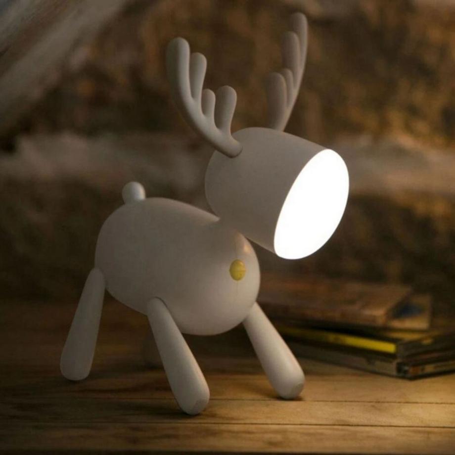 EKO  Art-Deco-Nachtlicht Rentier 